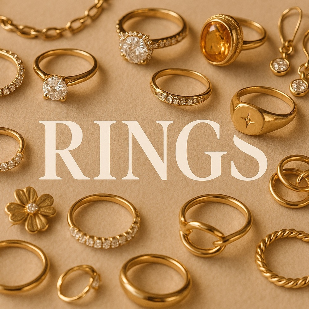 Gorgeous Vintage Sterling & Costume Rings